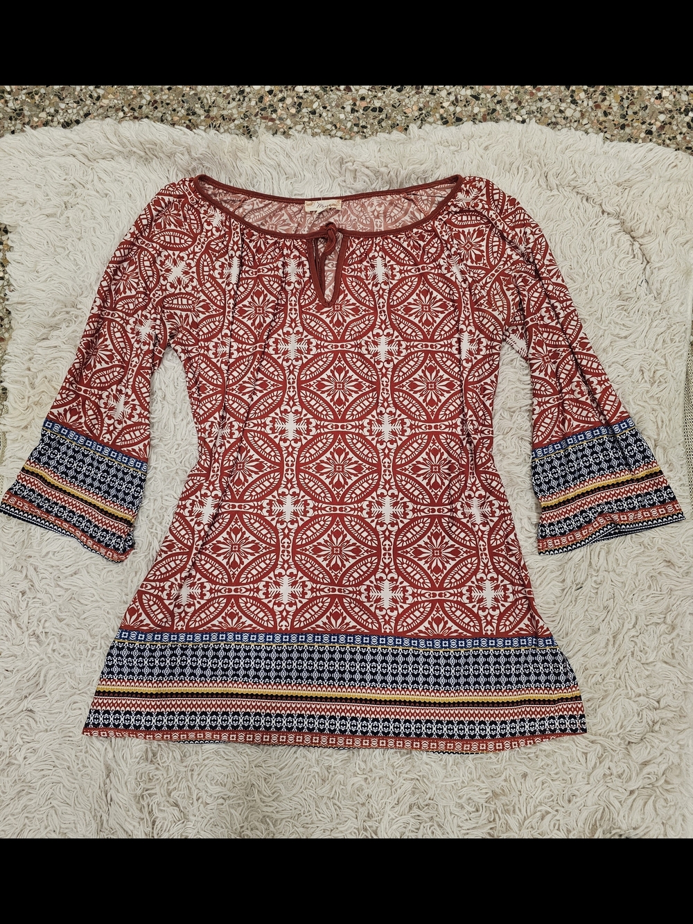 60s Style Boho Go-go Mini Dress Or Tunic Top